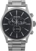 Nixon The Sentry Herrklocka A386-000-00 Svart/Stål Ø42 mm