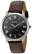 Bulova Dress Herrklocka 96A184 Svart/Läder Ø41 mm