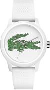 Lacoste 99999 Damklocka 2001097 Vit/Gummi Ø36 mm