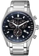 Citizen Chrono Herrklocka AT2390-82L Blå/Stål Ø40 mm