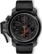 Graham Chronofighter Oversize Herrklocka 2CCAU.B01A Svart/Textil Ø47