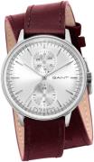 Gant Damklocka GTAD09000599I Silverfärgad/Läder Ø36 mm