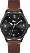 Lacoste Herrklocka 2011106 Svart/Läder Ø43 mm