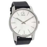 Calvin Klein Herrklocka K2G211C6 City Silverfärgad/Läder Ø43 mm