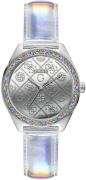 Guess Damklocka GW0017L1 Silverfärgad/Läder Ø36.5 mm