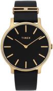 Timex Damklocka TW2T45300 Svart/Läder Ø38 mm