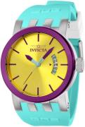 Invicta Damklocka 36962 Dna Gul/Gummi Ø40 mm