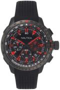 Nautica Herrklocka NAPMSB001 Svart/Gummi Ø46 mm