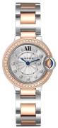 Cartier Damklocka W3BB0009 Ballon Blue Silverfärgad/18 karat