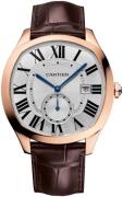 Cartier Herrklocka WGNM0016 Drive De Silverfärgad/Läder