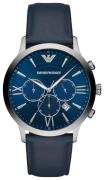 Emporio Armani Herrklocka AR11226 Giovanni Blå/Läder Ø43 mm