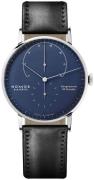 Nomos Glashütte Herrklocka N-935 Lambda Blå/Läder Ø42 mm