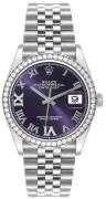 Rolex Damklocka 126284RBR-0013 Datejust 36 Lila/Stål Ø36 mm