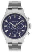 Nautica Herrklocka NAPSTB009 Blå/Stål Ø44 mm