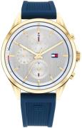 Tommy Hilfiger Damklocka 1782424 Stella Silverfärgad/Gummi Ø38 mm