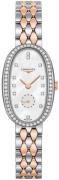 Longines Damklocka L2.306.5.89.7 Symphonette Vit/18 karat roséguld