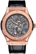 Hublot Herrklocka 504.OX.0180.LR Classic Fusion Skelettskuren/Gummi