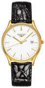 Longines Herrklocka L4.859.2.12.2 Grande Classique Vit/Läder Ø38.5