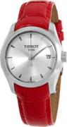 Tissot Damklocka T035.210.16.031.01 Couturier Silverfärgad/Läder