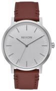 Nixon Herrklocka A10581113-00 Silverfärgad/Läder Ø40 mm