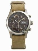 Hamilton Herrklocka H71556993 Khaki Field Brun/Textil Ø42 mm