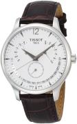 Tissot Herrklocka T063.637.16.037.00 Tradition Vit/Läder Ø42 mm