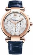 Chopard Damklocka 384211-5001 Imperiale Silverfärgad/Läder Ø40 mm