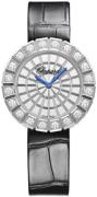 Chopard Damklocka 134015-1001 Ice Cube Vit/Läder Ø36 mm