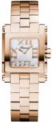 Chopard Damklocka 275349-5002 Happy Sport Vit/18 karat roséguld