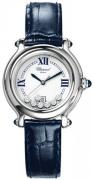 Chopard Damklocka 278238-3006 Happy Sport Vit/Läder Ø32 mm