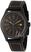 Hamilton Herrklocka H70585737 Khaki Field Automatic Svart/Läder Ø40