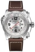 Hamilton Herrklocka H62555753 Khaki Silverfärgad/Läder Ø44 mm