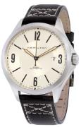 Hamilton Herrklocka H76665725 Khaki Aviation Silverfärgad/Läder