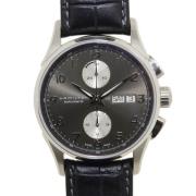 Hamilton Herrklocka H32576785 Svart/Läder Ø45 mm