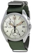 Hamilton Herrklocka H76552955 Aviation Silverfärgad/Textil Ø41 mm