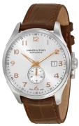 Hamilton Herrklocka H42515555 Silverfärgad/Läder Ø40 mm