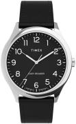 Timex Herrklocka TW2U22300 Easy Reader Svart/Läder Ø40 mm