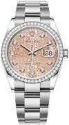 Rolex Damklocka 126284RBR-0016 Datejust 36 Roséguldstonad/Stål Ø36