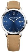 Baume & Mercier Herrklocka M0A10385 Classima Blå/Läder Ø42 mm