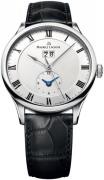 Maurice Lacroix Herrklocka MP6707-SS001-112 Masterpiece Vit/Läder