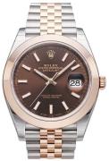 Rolex Herrklocka 126301-0002 Datejust 41 Brun/18 karat roséguld Ø41