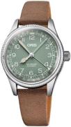 Oris 01 754 7749 4067-07 5 17 68 Aviation Grön/Läder Ø36 mm