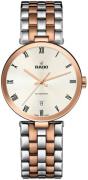 Rado Herrklocka R48902113 Florence Antikvit/Roséguldstonat stål