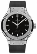 Hublot Damklocka 582.NX.1170.RX Classic Fusion Svart/Gummi Ø33 mm