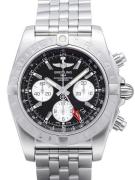 Breitling Herrklocka AB042011-BB56-375A Chronomat 44 GMT Svart/Stål