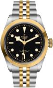 Tudor Herrklocka M79543-0001 Black Bay Svart/Gulguldtonat stål Ø41