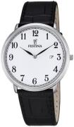 Festina Herrklocka F6839-1 Vit/Läder Ø41 mm