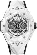 Hublot Herrklocka 418.HX.2001.RX.MXM21 Big Bang 45Mm Vit/Gummi Ø45 mm