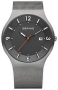 Bering Herrklocka 14440-077 Solar Svart/Stål Ø40 mm