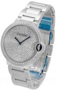 Cartier Damklocka WE902045 Ballon Blue Diamantinfattad/18 karat vitt